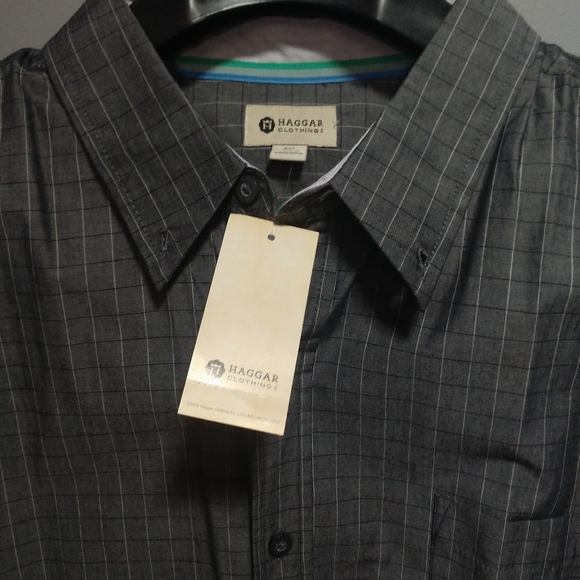 Men's Haggar button down shirt - Picture 3 of 4